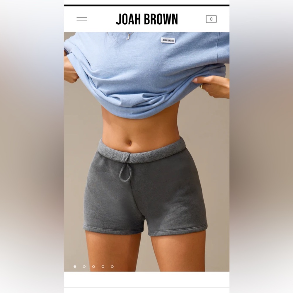Josh Brown fitted sweat shorts